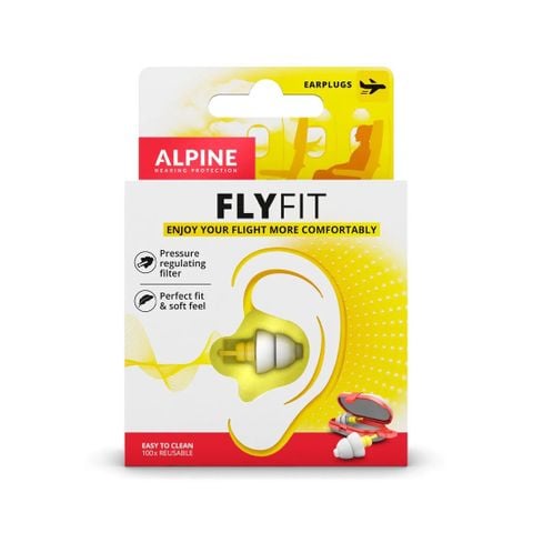 Nút bịt tai đi máy bay Alpine FlyFit - Nhập khẩu Hà Lan