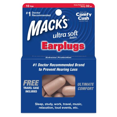 Hộp 5 đôi Nút bịt tai chống ồn Siêu mềm mại Mack's Ultral Soft - Nhập khẩu từ Mỹ