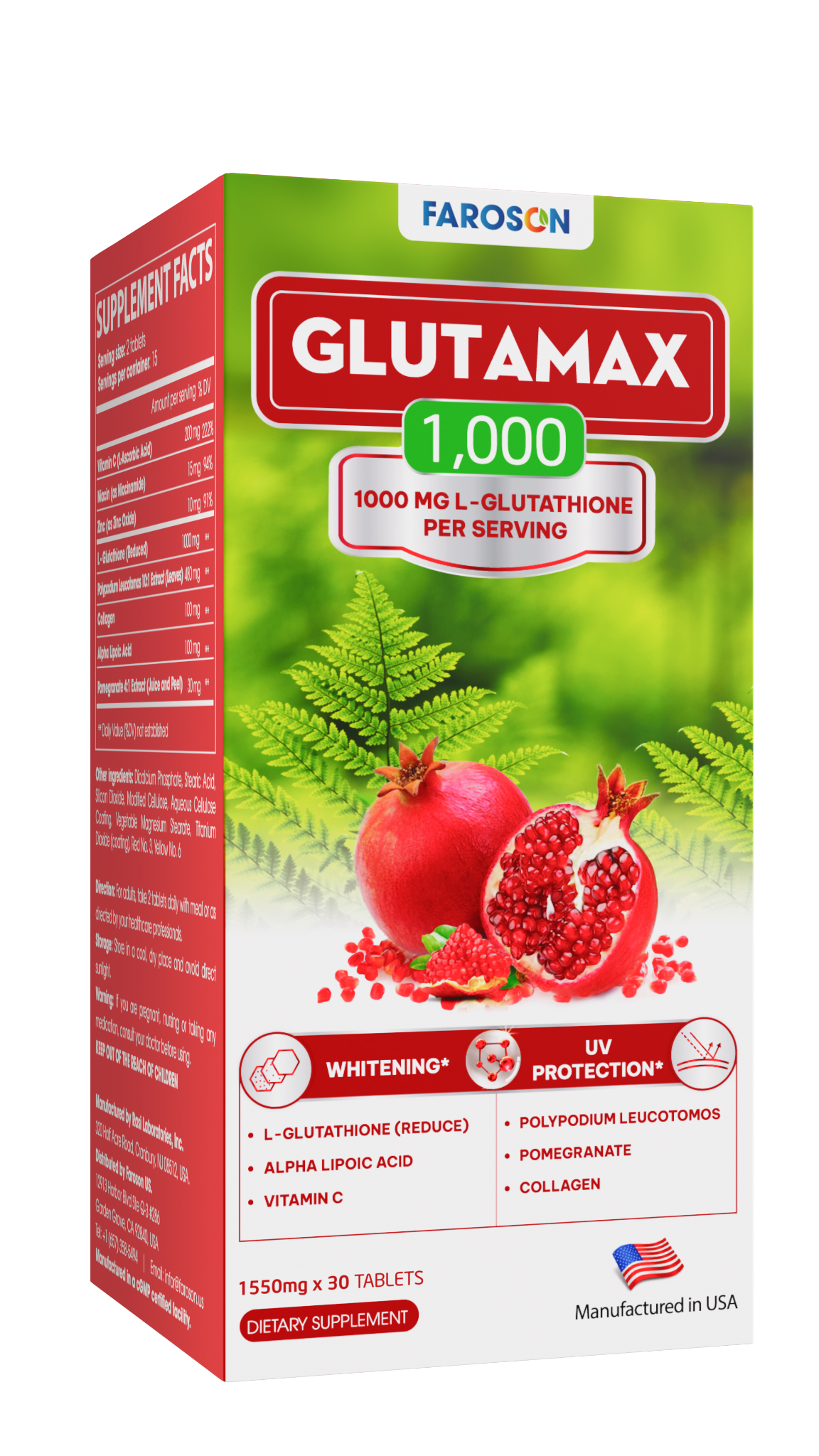 glutathione expert 1000 GLUTAMAX 1000 – FAROSON US