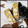 Dây đeo máy ảnh dành cho máy Fuji, Canon, Nikon, Sony.. - Camera Strap - MadebyCammix - Dây đeo máy ảnh Vintage hoa vàng