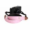 Dây đeo máy ảnh dành cho máy Fuji, Canon, Nikon, Sony... - Camera Strap hoạ tiết hồng - Dây đeo máy ảnh