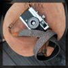 Dây đeo máy ảnh dành cho máy Fuji, Canon, Nikon, Sony - Camera Strap hoạ tiết nâu - Dây deo máy ảnh Made by Cammix
