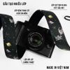 Dây đeo máy ảnh dành cho máy Fuji, Canon, Nikon, Sony - Camera Strap hoạ tiết Apollo Cosmic - Dây deo máy ảnh Made by Cammix