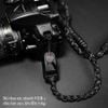 Dây đeo máy ảnh Paracord có gắn bộ thao tác nhanh - Đeo cổ - Camera strap - Màu đen - Dành cho máy Fuji, Nikon, Canon...