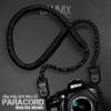 Dây đeo máy ảnh Paracord có gắn bộ thao tác nhanh - Đeo cổ - Camera strap - Màu đen - Dành cho máy Fuji, Nikon, Canon...