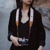 [NEW] Dây đeo máy ảnh - Camera Strap hoạ tiết thỏ hồng dành cho máy ảnh Sony, Fuji, Canon, Nikon,.... - Made by Cammix