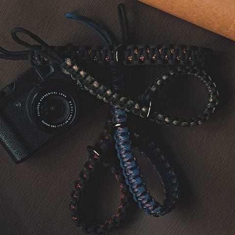  Dây đeo máy ảnh cổ tay Cammix - Dây Dù Paracord - Dây đeo cổ tay Wrist strap cho máy Fujifilm, Sony, Canon, Nikon 