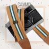 [NEW] Dây đeo máy ảnh - Dây sọc - Vàng sọc xanh - Camera Strap dành cho Fujifilm, Sony, Canon, Nikon... - Made by Cammix