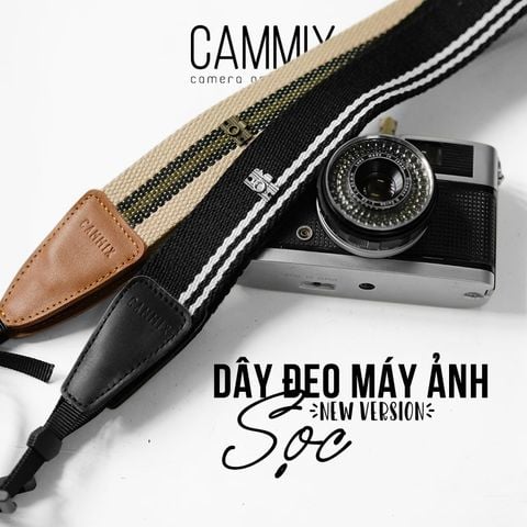  Dây đeo máy ảnh sọc #MadebyCammix  - Striped Collection 