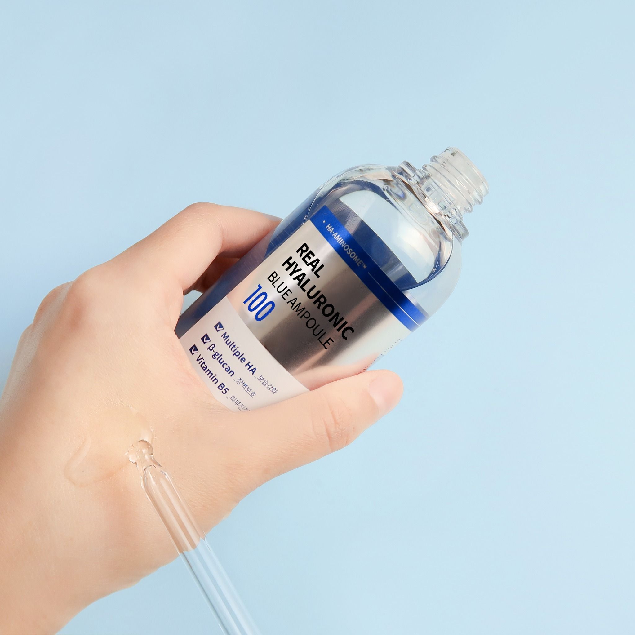  Tinh chất dưỡng da Wellage Rea Hyaluronic Blue Ampoule 100ml 