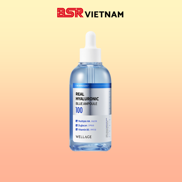  Tinh chất dưỡng da Wellage Rea Hyaluronic Blue Ampoule 100ml 