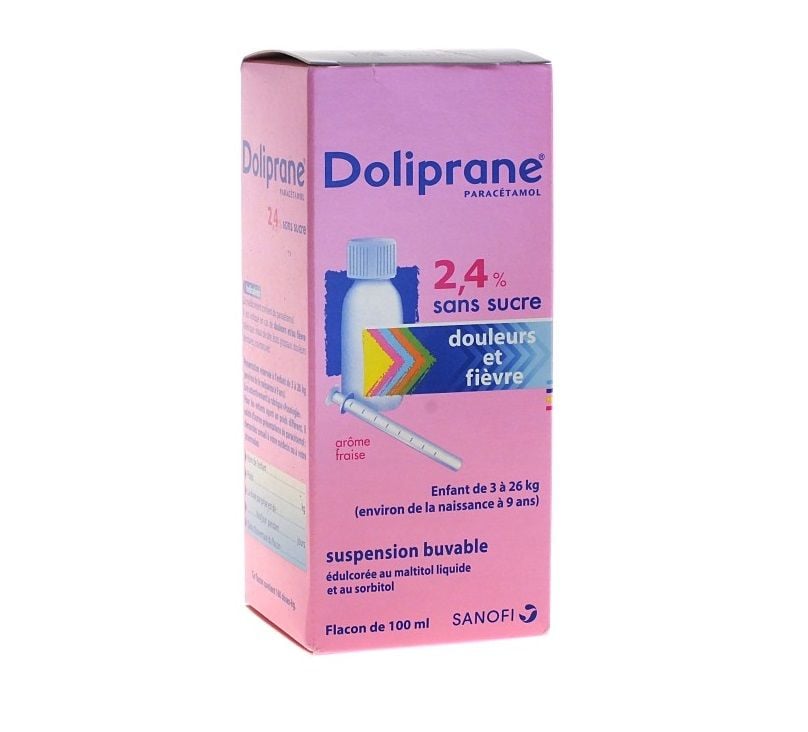 Siro Doliprane 100ml Cho Bé Chính Hãng Của Pháp