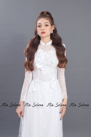 Áo dài  Mia Selena thiết kế nhẹ nhàng