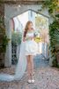 Đầm cưới Mia Selena thiết kế cúp ngực phối bông cực xinh