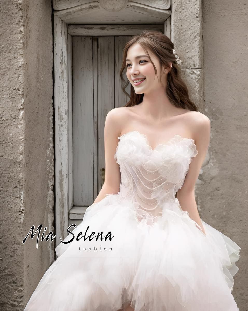 Đầm cưới thiết kế  quyến rũ