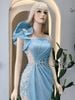 Đầm dạ hội ánh nhũ thiết kế  đính kết sang trọng quyến rũ