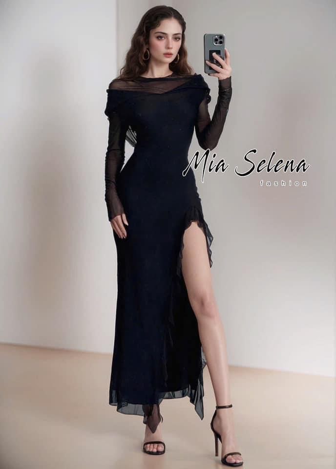 Đầm đen thiết kế