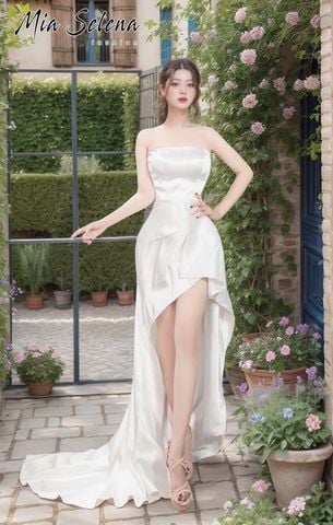 Đầm trắng thiết kế quyến rũ
