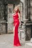 Đầm dạ hội Mia Selena thiết kế kiểu dáng độc lạ, phong cách (Đỏ)