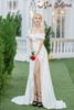 Đầm cưới Mia Selena thiết kế trể vai xẻ tà cao cực tôn vòng một gợi cảm (Trắng)