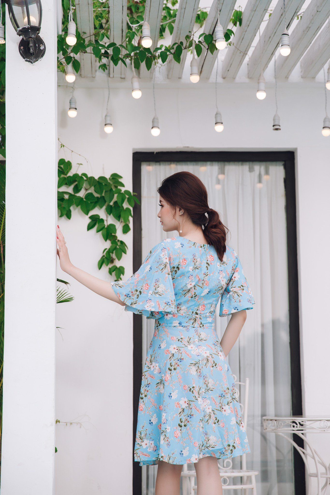 Đầm dạo phố Mia Selena thiết kế xòe dễ thương (Hoa)