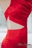 Đầm dạ hội Mia Selena thiết kế hai dây cỗ đỗ phối hoa tuyệt đẹp (Đỏ)