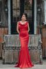 Đầm dạ hội Mia Selena thiết kế cổ đổ choàng phía sau tuyệt đẹp ( Đỏ)