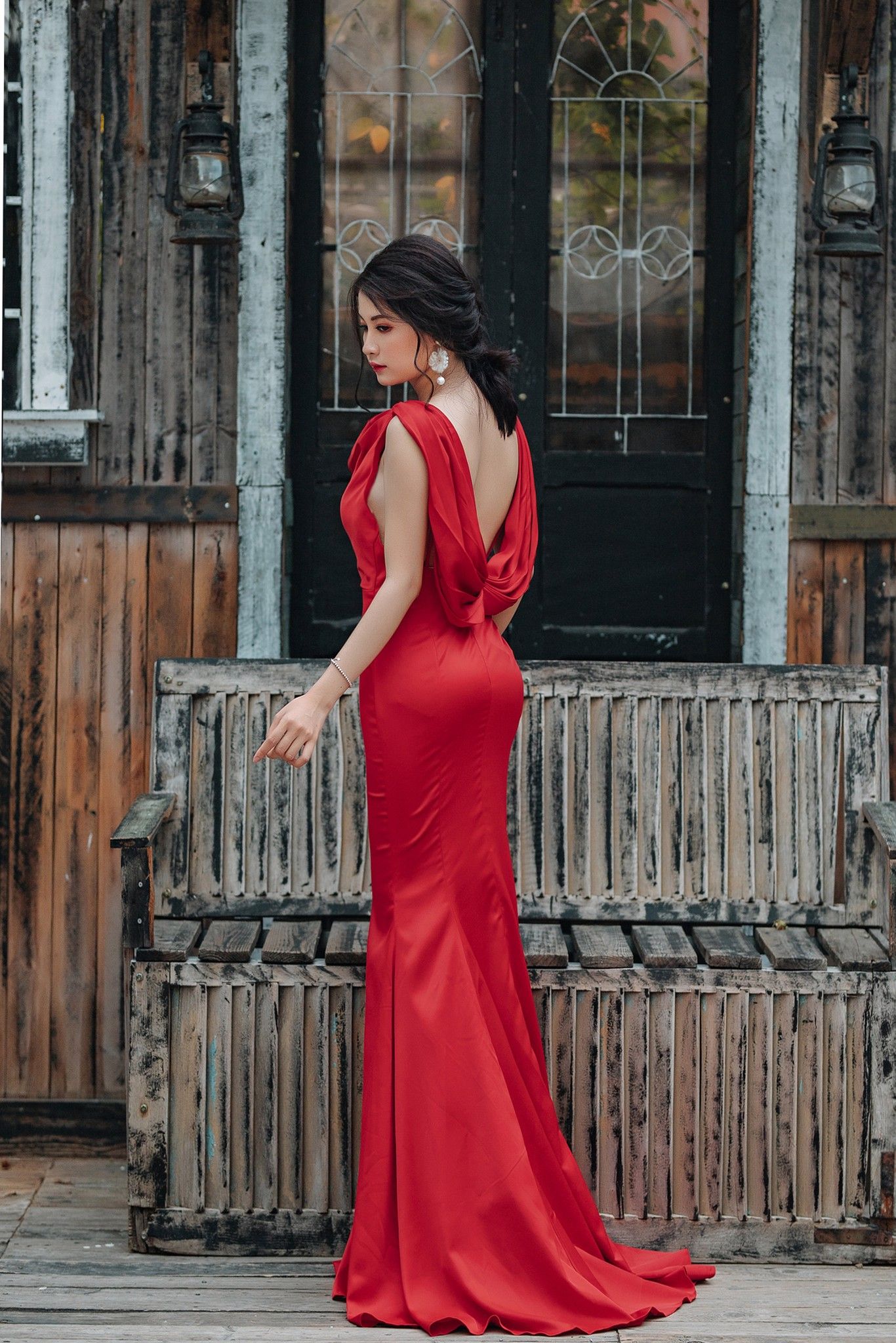 59 Dạy cắt may ĐẦM CỔ ĐỔ NHANH CHUẨN ĐẸP NHẤT How to made a cowl neck  dress  YouTube