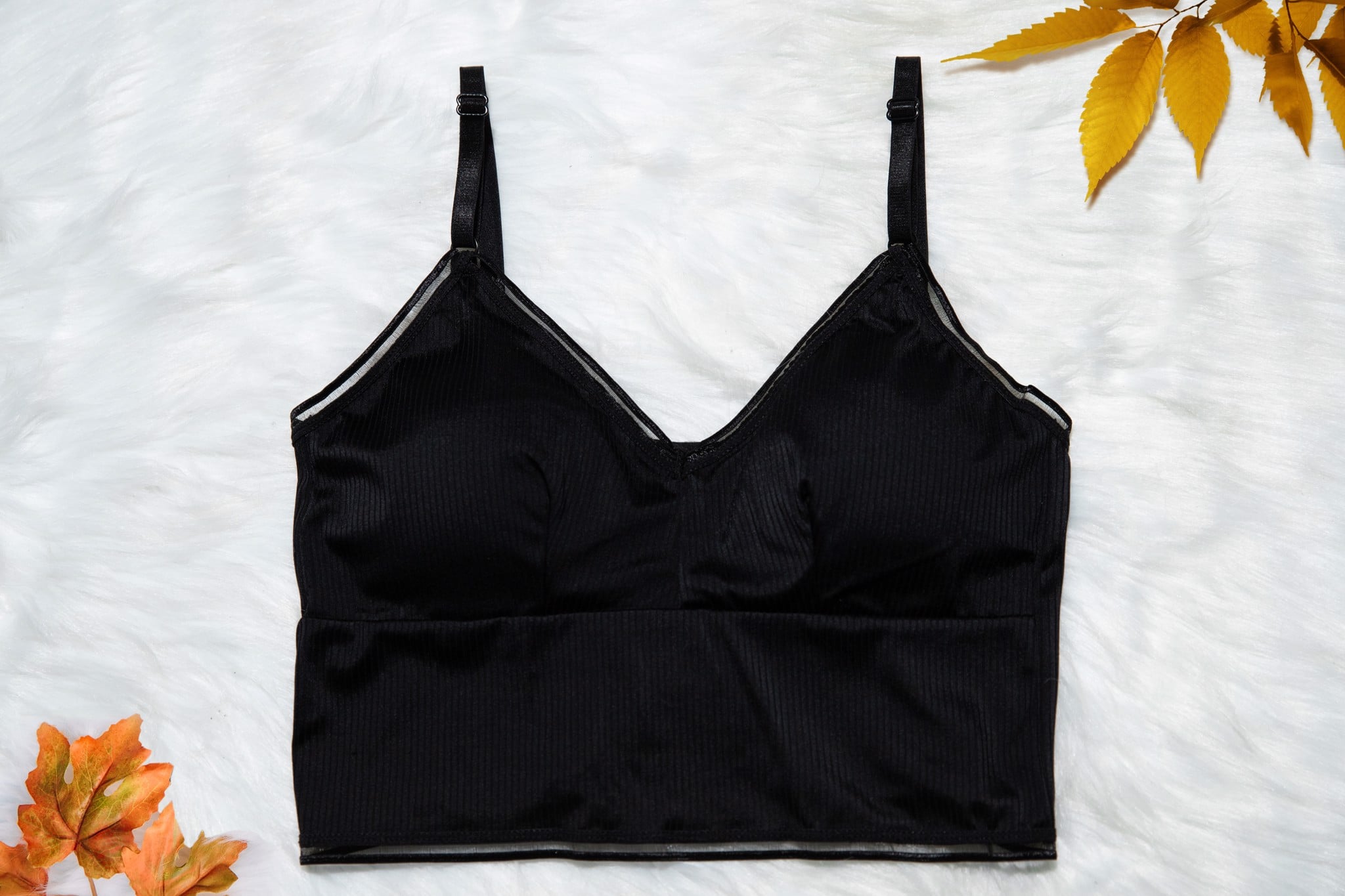 Áo ngực bra Mia Selena siêu mịn mát có cài khuy phía sau (Đen)