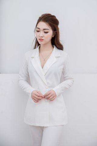 Bộ vest Mia Selena form rộng thiết kế trẻ trung tuyệt đẹp (Trắng)