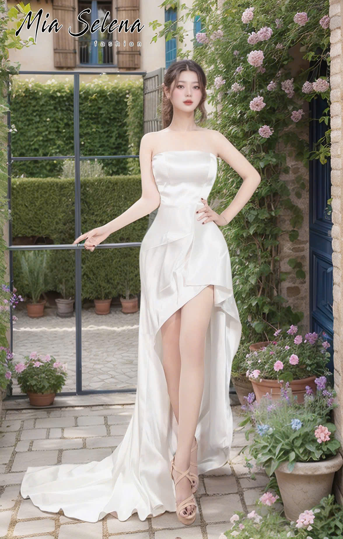 Đầm trắng thiết kế quyến rũ