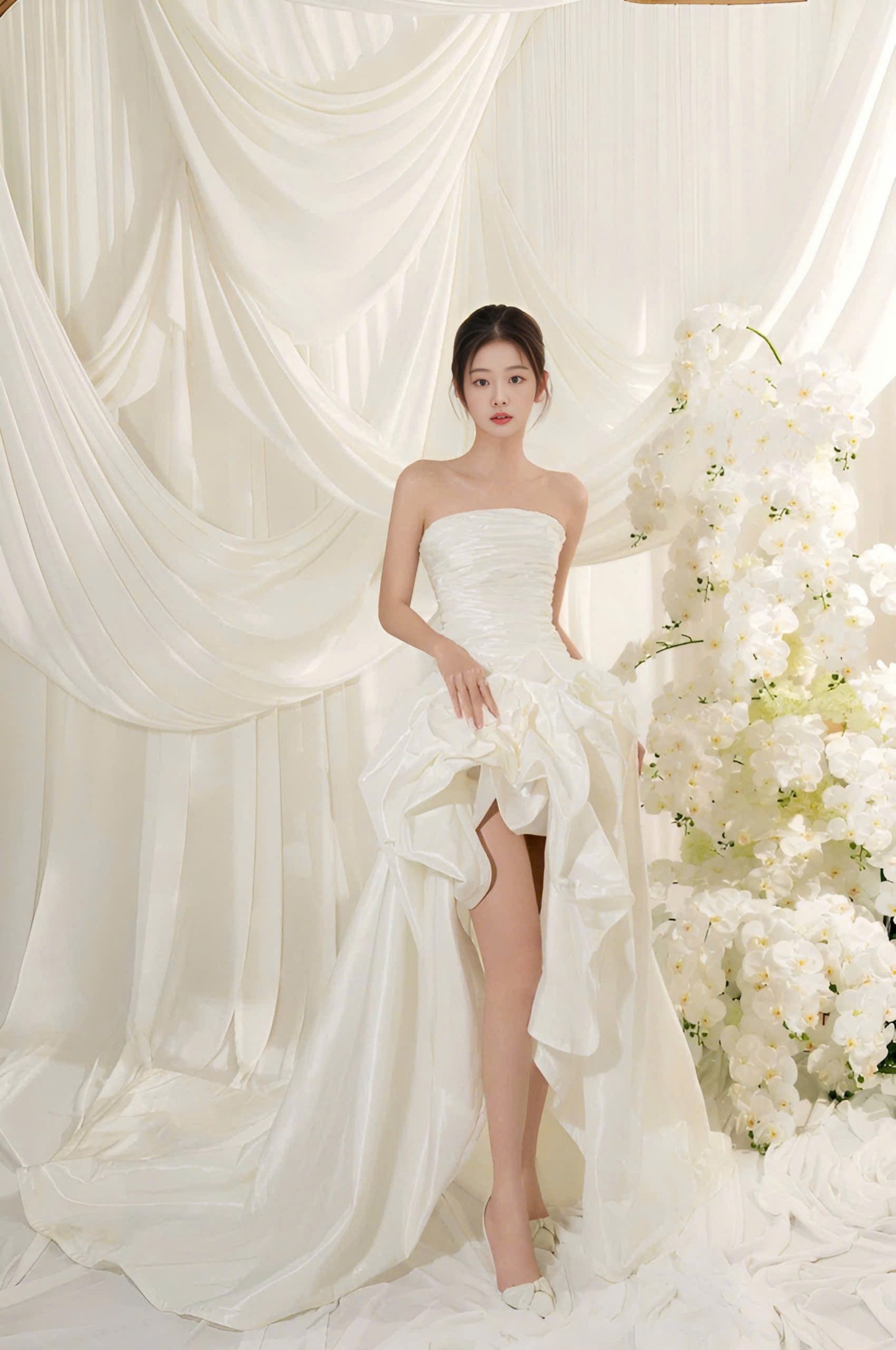 Đầm cưới thiết kế dể thương