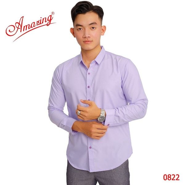  Sơ mi nam cao cấp big size, hiệu Amazing, dáng body ôm vừa tôn dáng đẹp, chất vải Bamboo, sắc màu đa dạng 