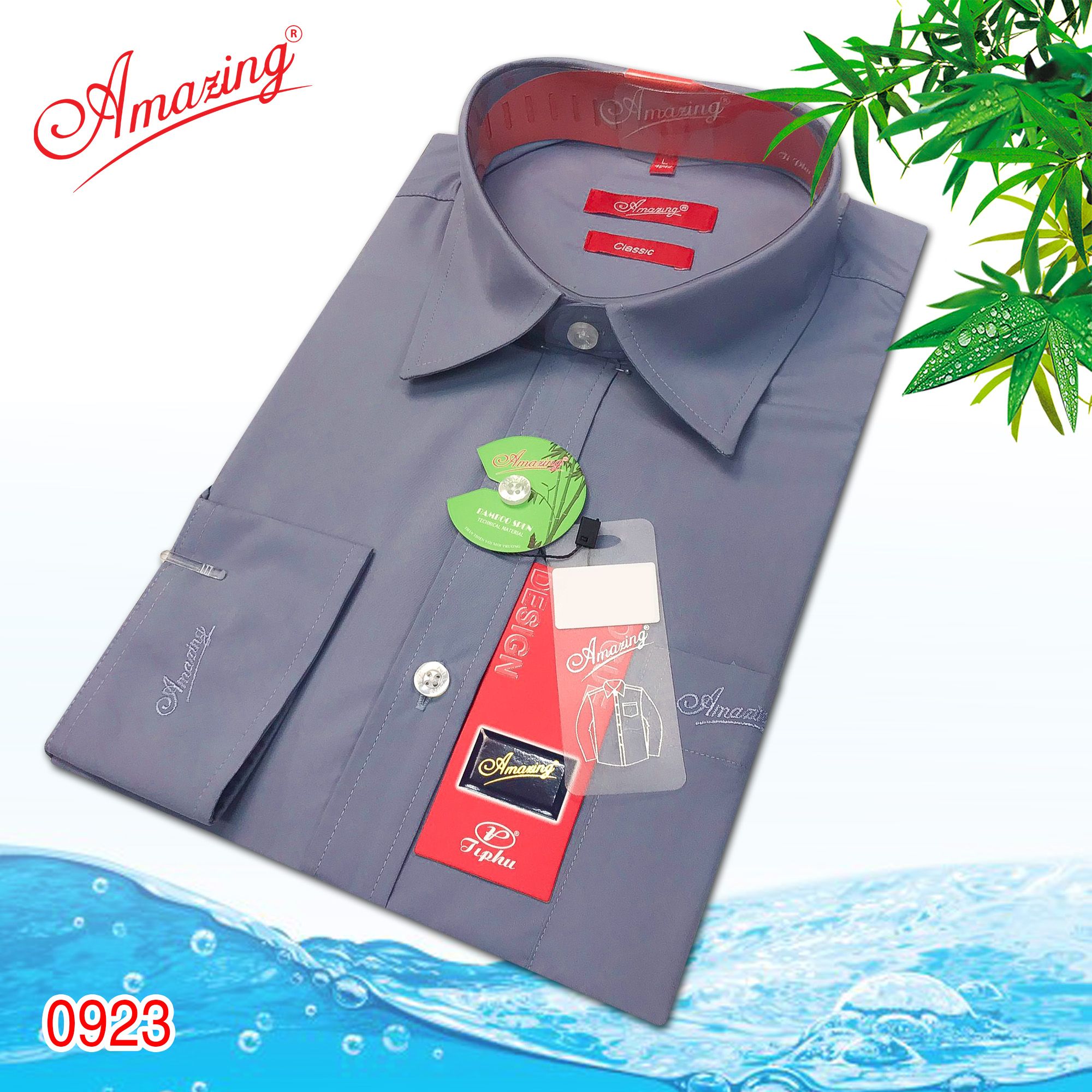 Áo Sơ Mi Vải Bamboo Kháng Khuẩn Ít Nhăn Chống UV  Chống Nắng  Đơn Giản   YaMevn