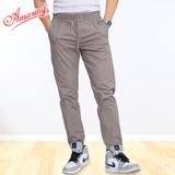  Quần Baggy Amazing, lưng thun, form suông Unisex, chất liệu kaki co giãn cao cấp, phong cách Hàn Quốc 