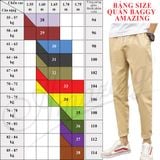  Amazing, quần dài lưng chun Baggy, vải kaki co giãn, phong cách Unisex, thể thao năng động, thời trang trẻ trung 