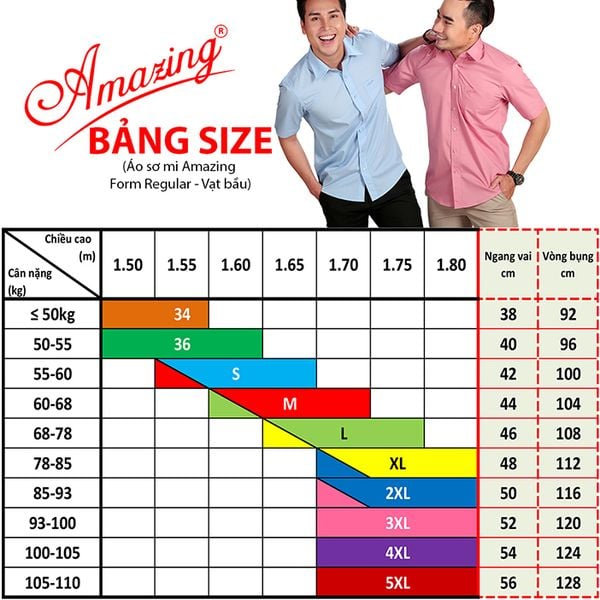  Áo somi nam Amazing, thời trang công sở cao cấp trung niên, form rộng dáng suông, dài tay, đuôi tôm, big size 