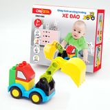 Ghép Hình Xe Công Trường - Xe Đào 9 Chi Tiết DK81080