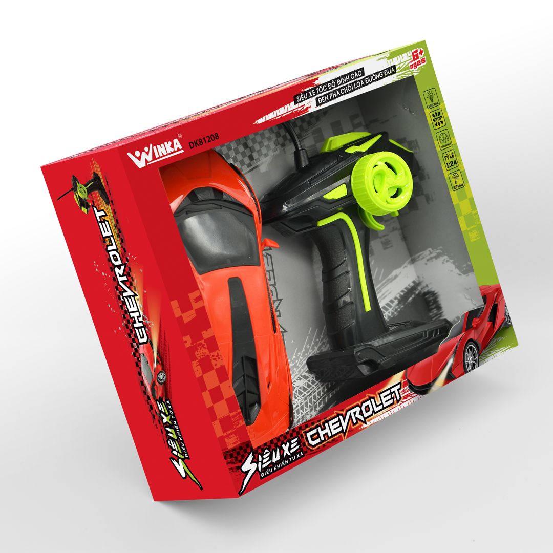 Siêu Xe ĐKTX Che vô lét (Red) DK81208