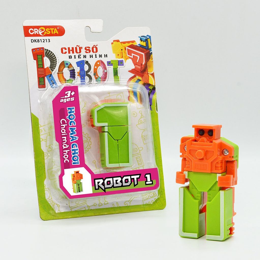 Chữ số biến hình - Robot 1,DK81213
