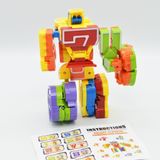 Chữ số biến hình - Robot 3,DK81215