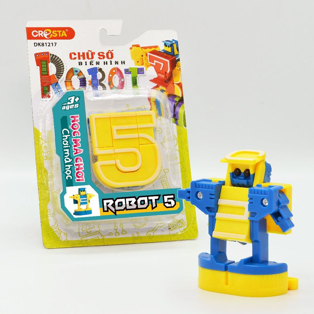 Chữ số biến hình - Robot 5,DK81217
