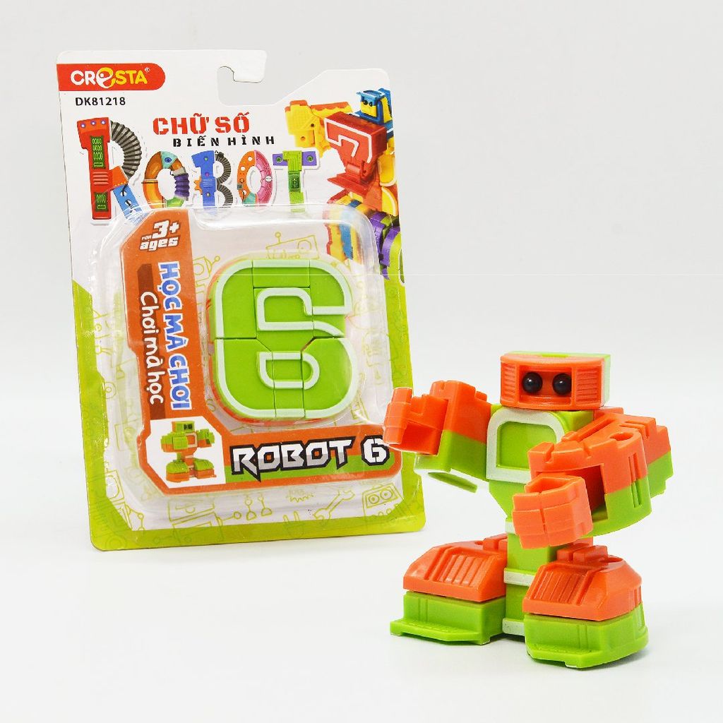Chữ số biến hình - Robot 6,DK81218