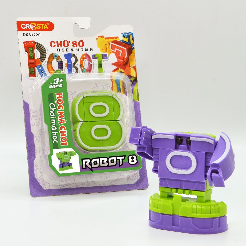 Chữ số biến hình - Robot 8,DK81220