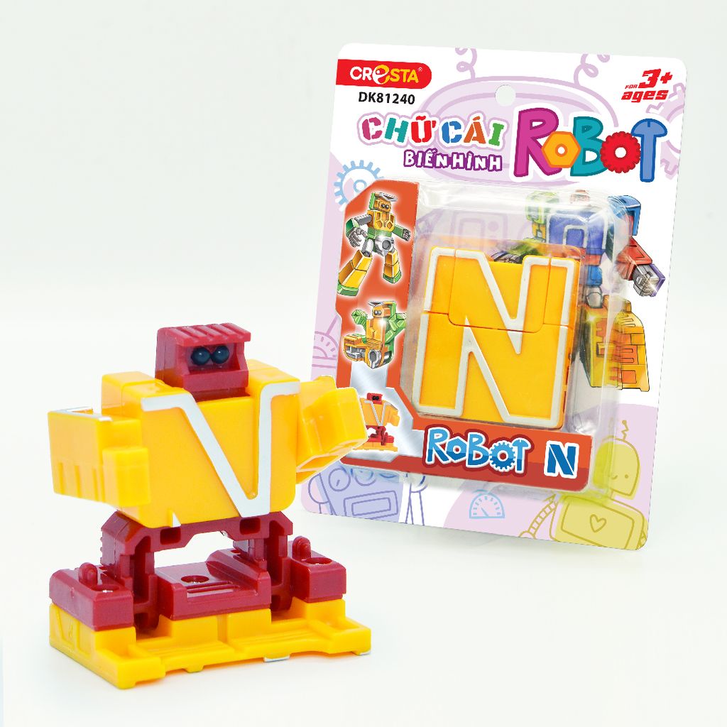 Chữ cái biến hình - Robot N,DK81240