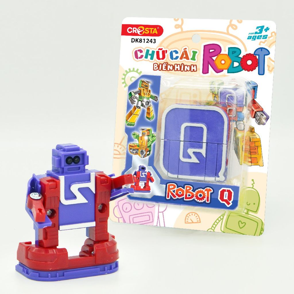 Chữ cái biến hình - Robot Q,DK81243