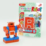 Chữ cái biến hình - Robot R,DK81244