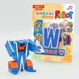 Chữ cái biến hình - Robot W,DK81249