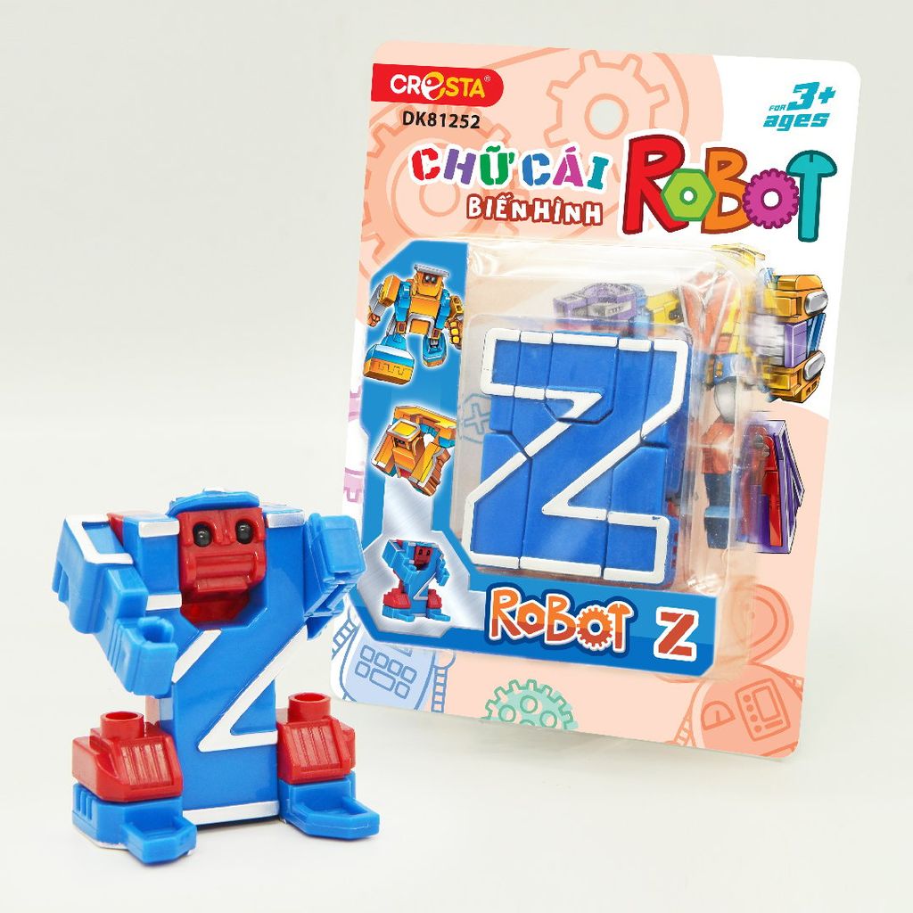 Chữ cái biến hình - Robot Z,DK81252