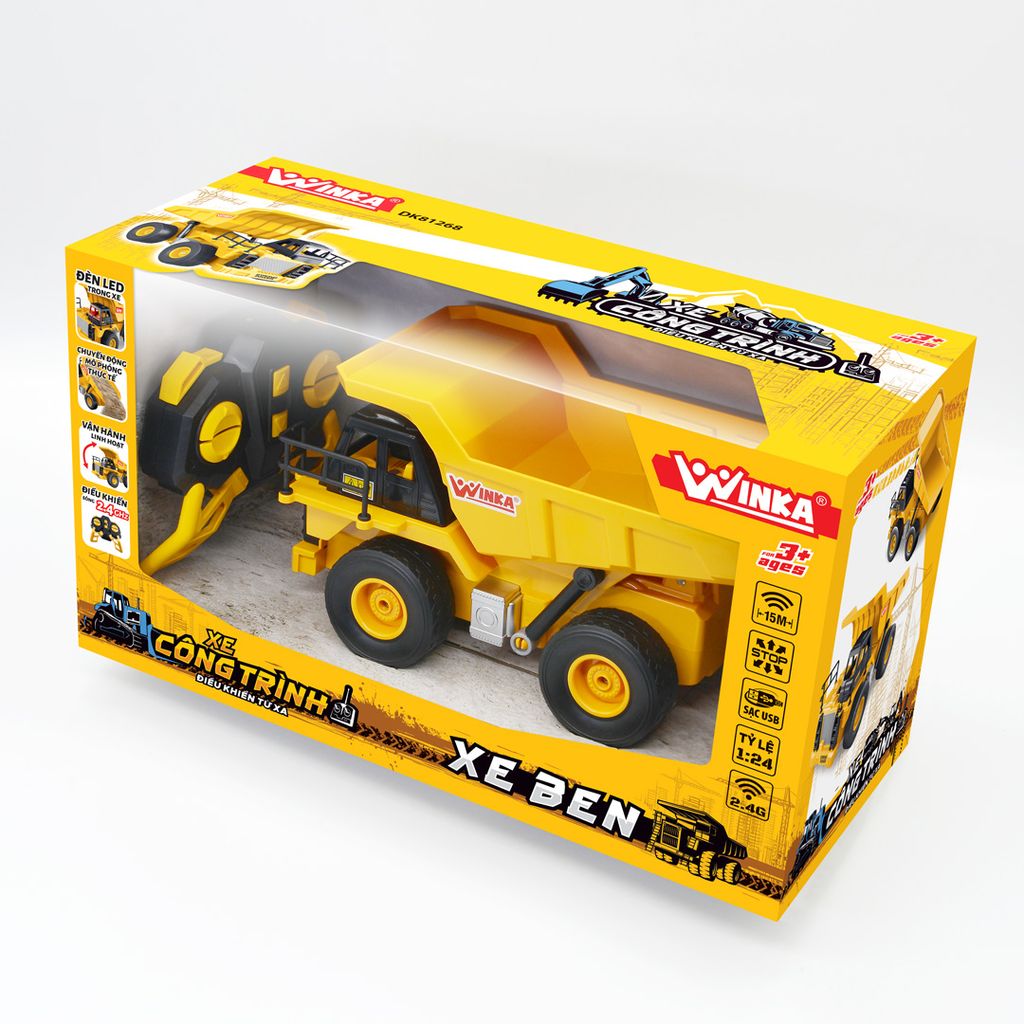 Xe công trình điều khiển từ xa - Xe ben,DK81268
